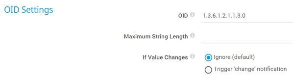 OID Settings OID Settings